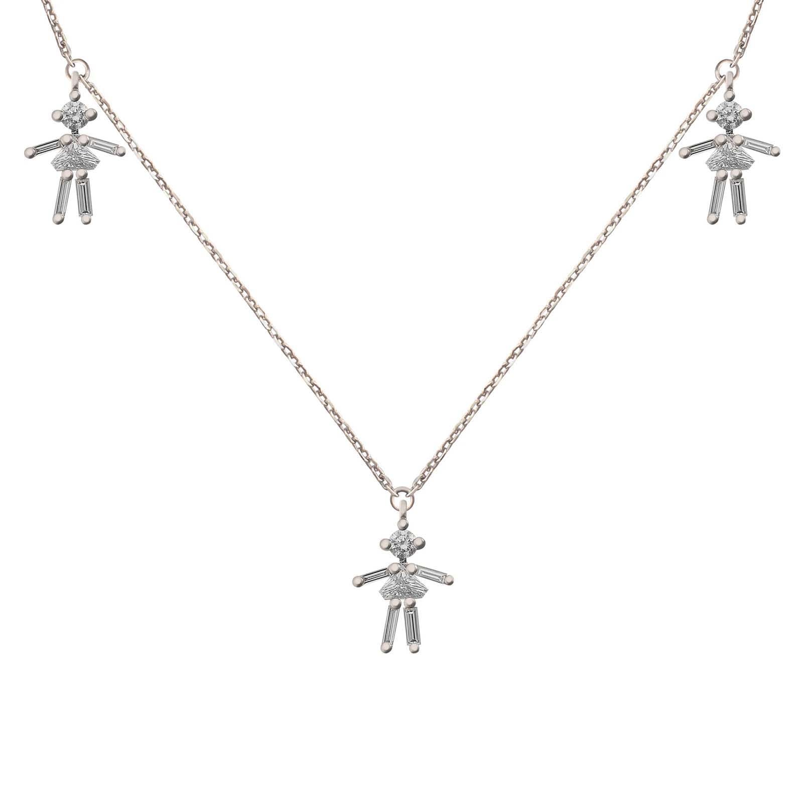 Collier Mini Pendentif Triple