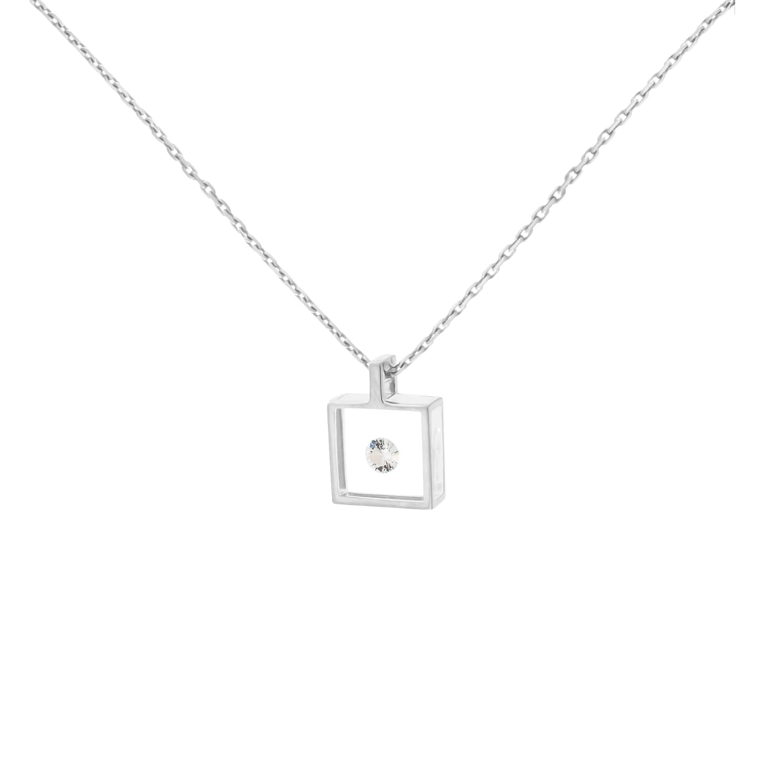 Collier Micro Carré Or