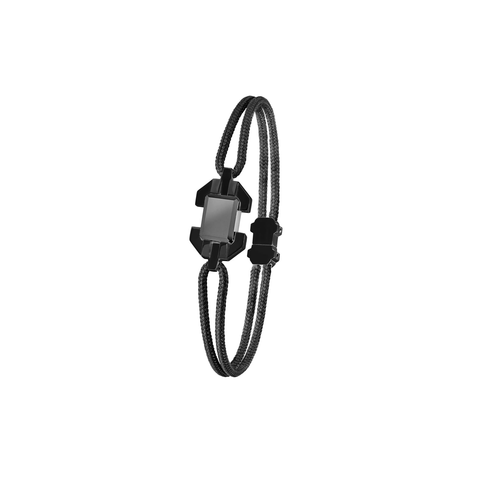 Bracelet Absolu Titane Noir - Jade Noir