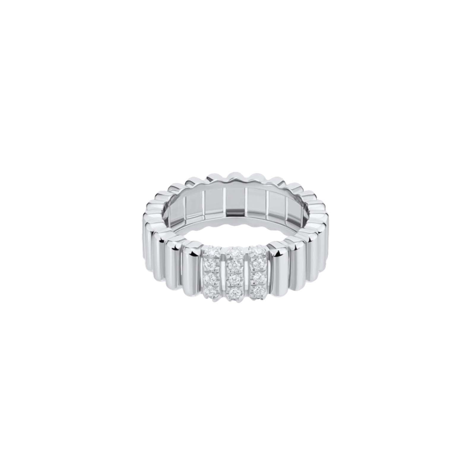 Bague 82 Moyen Modèle Diamants 3 Rangs