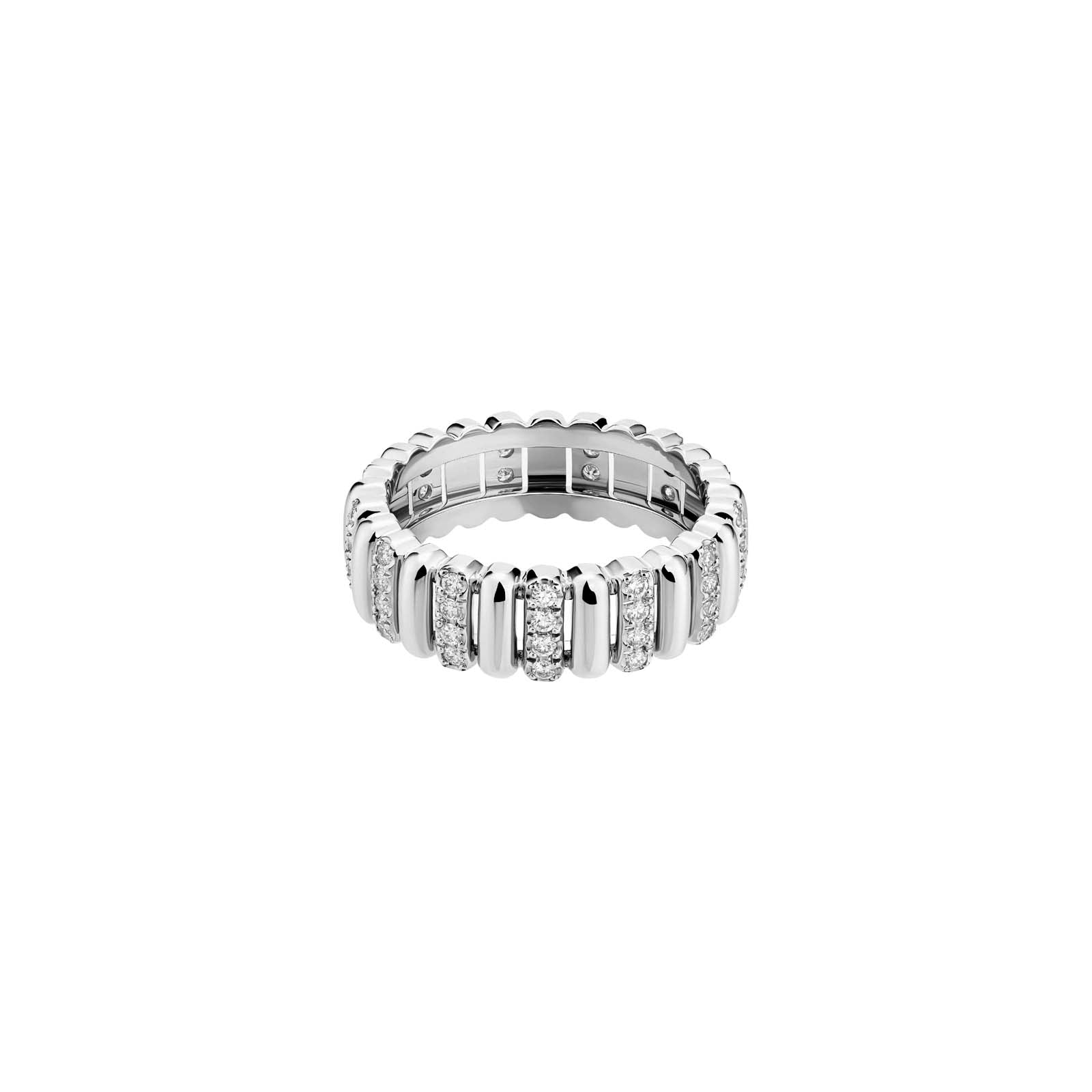 Bague 82 Moyen Modèle Diamants 1 Rang Sur 2
