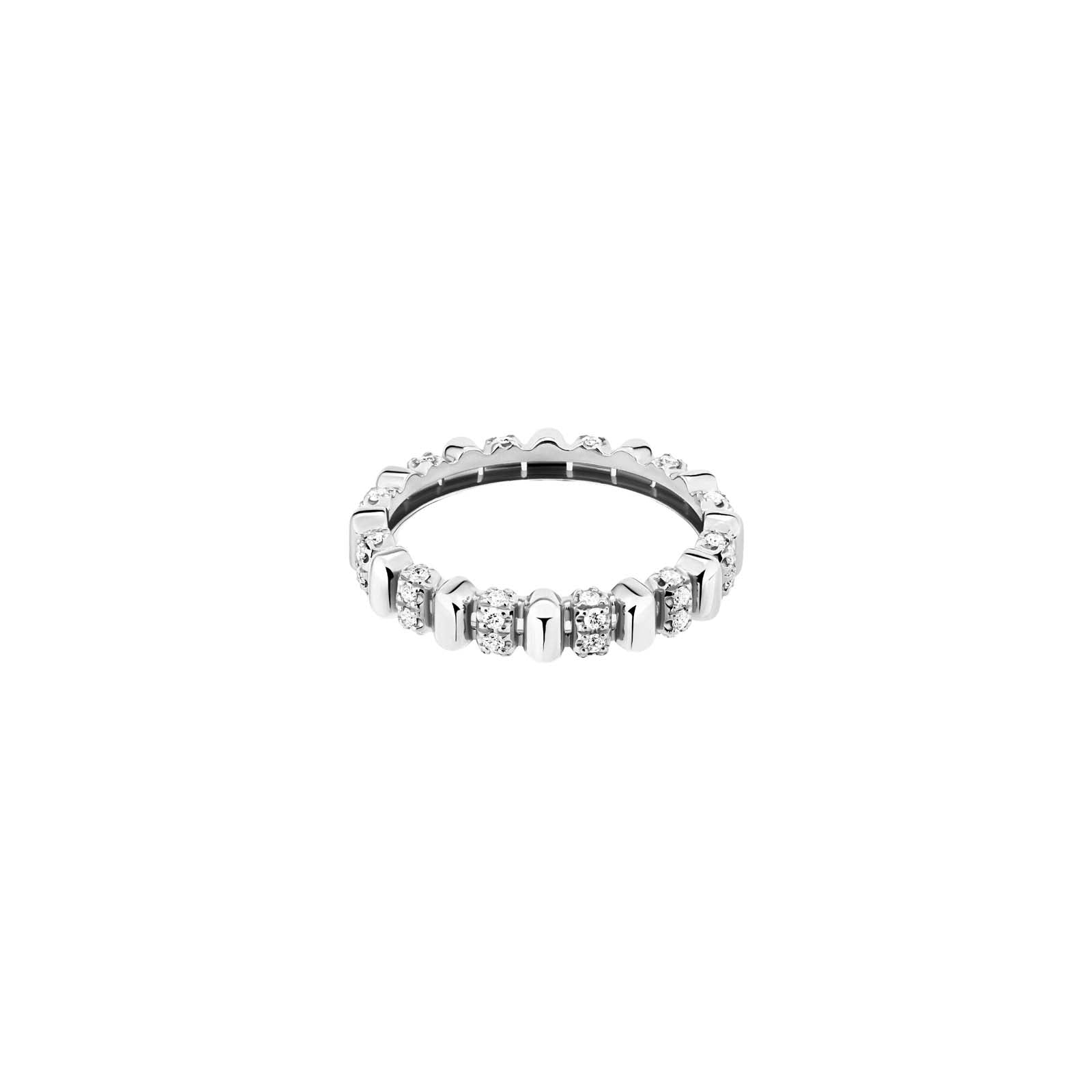 Bague 82 Petit Modèle Diamants 1 Rang Sur 2