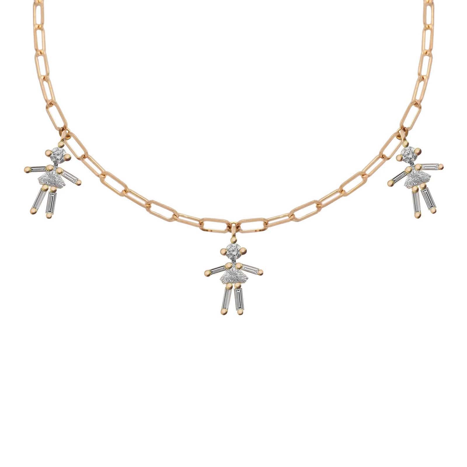 Collier Mini Chocker Triple