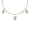 Collier Mini Chocker Triple