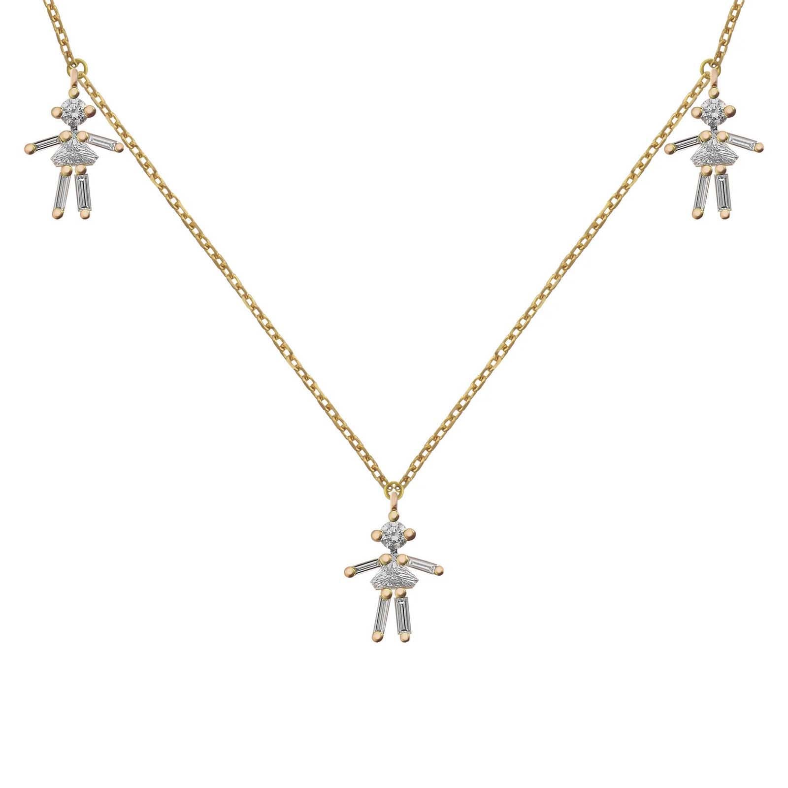 Collier Mini Pendentif Triple