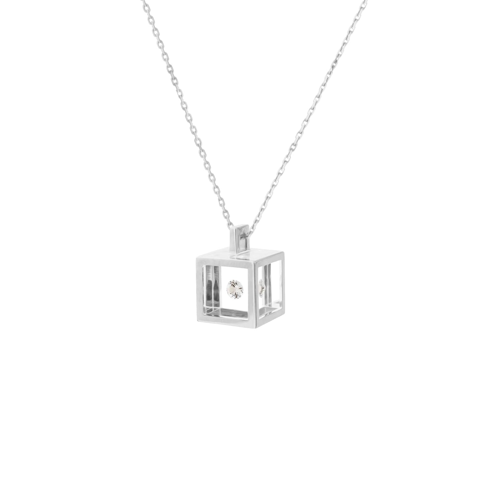 Collier Cube Or